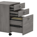 Bureau d'angle en L de 183 cm de large avec tiroirs, grand bureau d'angle pour bureau à domicile