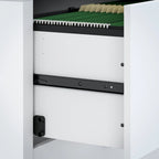 Bureau d'angle en L de 183 cm de large avec tiroirs, grand bureau d'angle pour bureau à domicile
