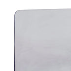 Chaise de salle à manger en acrylique avec pieds chromés, chaise d'appoint moderne motif ondulation d'eau
