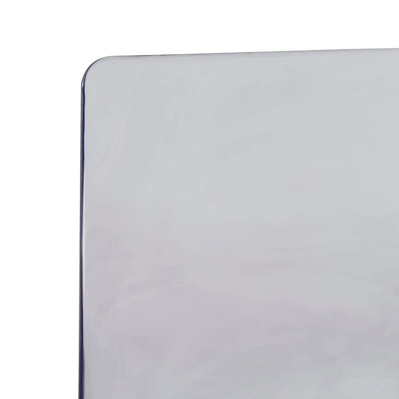 Chaise de salle à manger en acrylique avec pieds chromés, chaise d'appoint moderne motif ondulation d'eau