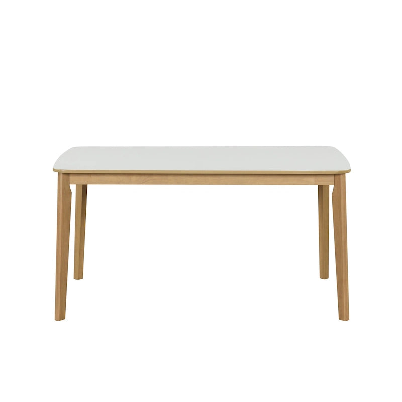 Ensemble de salle à manger rectangulaire 6 pièces avec 4 chaises de salle à manger rembourrées et un banc - Ensemble de table de salle à manger moderne et décontracté pour la cuisine