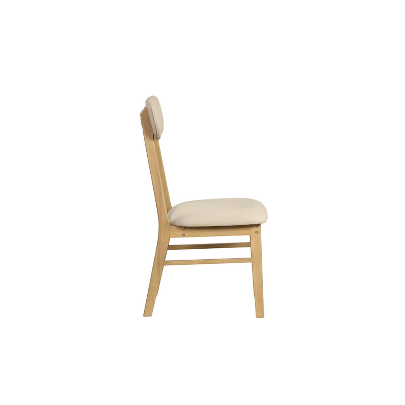 Ensemble de salle à manger rectangulaire 6 pièces avec 4 chaises de salle à manger rembourrées et un banc - Ensemble de table de salle à manger moderne et décontracté pour la cuisine