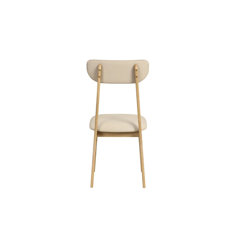 Ensemble de salle à manger rectangulaire 6 pièces avec 4 chaises de salle à manger rembourrées et un banc - Ensemble de table de salle à manger moderne et décontracté pour la cuisine