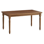 Ensemble de salle à manger Burntwood 5 pièces, table ronde avec 4 chaises rembourrées, style rustique