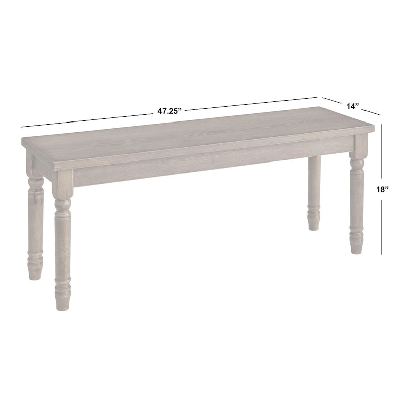 Ensemble de salle à manger Burntwood 5 pièces, table ronde avec 4 chaises rembourrées, style rustique