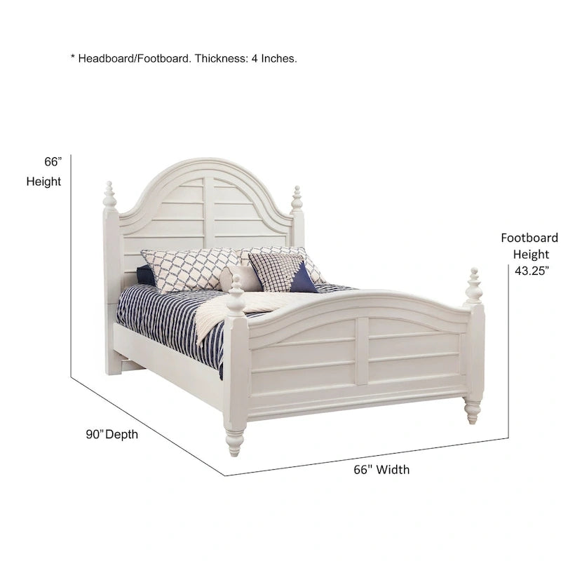 Lit capitonné Dove Blanc, Meubles de chambre classiques aux lignes épurées