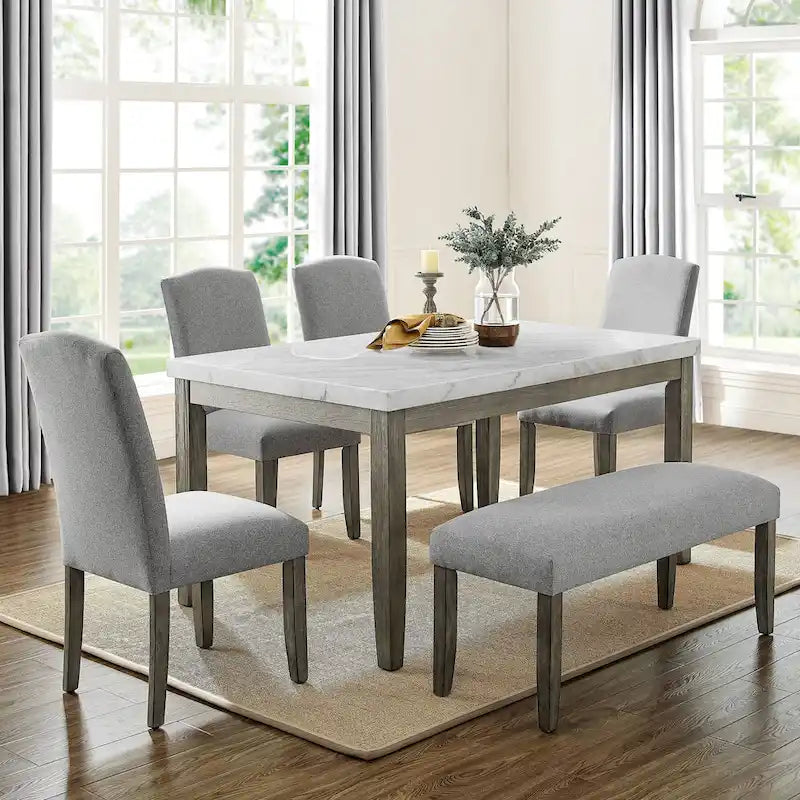 Banc de salle à manger capitonné, siège rembourré pour cuisine et salle à manger