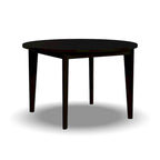 Table de salle à manger ronde en bois noir Brentwood