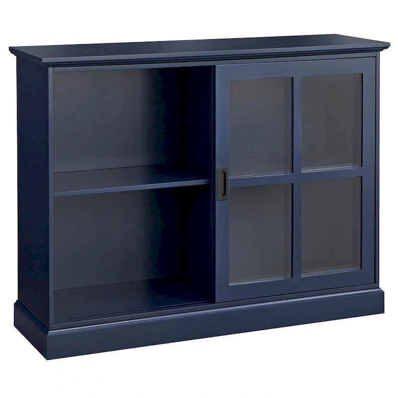 Meuble de rangement d'appoint moderne en bois pour salon ou entrée, Rangement dissimulé