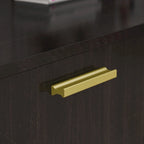 Buffet avec 3 tiroirs et 2 portes, expresso/blanc