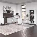 Retour de bureau 3 positions réglable en hauteur assis-debout de 42 po de largeur, ergonomique pour bureau à domicile