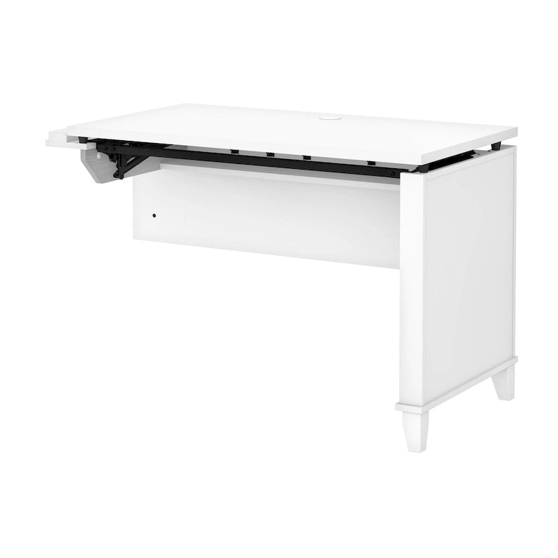 Retour de bureau 3 positions réglable en hauteur assis-debout de 42 po de largeur, ergonomique pour bureau à domicile