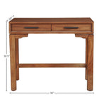 Petit bureau compact pour bureau à domicile, table d'étude minimaliste en bois