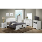 Lit traîneau Queen en bois, meuble de chambre classique d'inspiration française