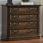 Meuble de classement latéral à 2 tiroirs Antique Toffee, rangement de bureau en bois traditionnel