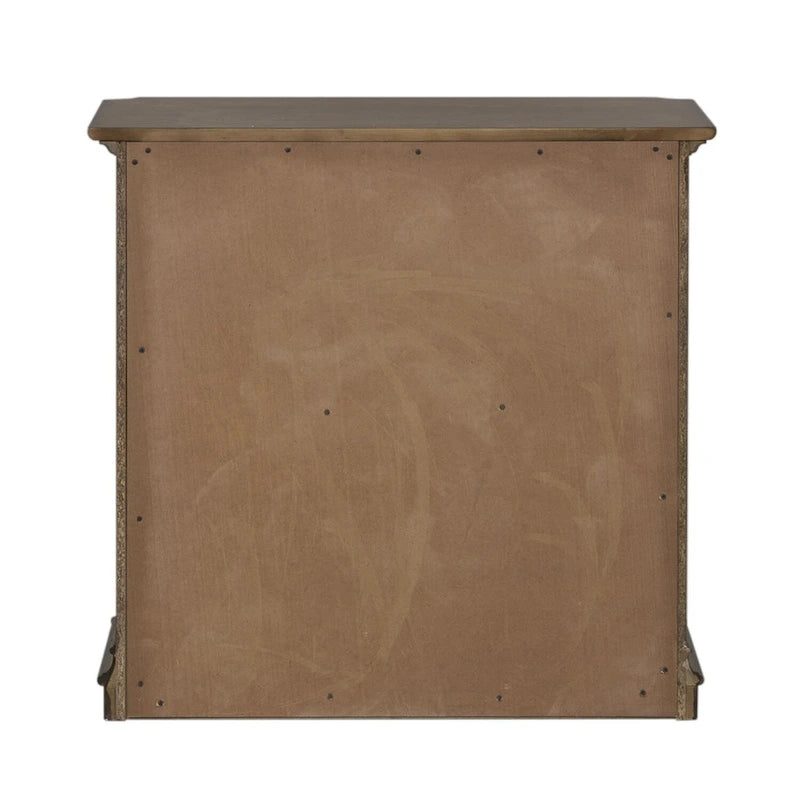 Meuble de classement latéral à 2 tiroirs Antique Toffee, rangement de bureau en bois traditionnel