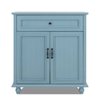 Buffet bahut de rangement pour cuisine avec tiroirs et portes, table console
