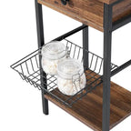 Lot de 2 tables de chevet modernes à 1 tiroir avec panier amovible, tables d'appoint de chambre