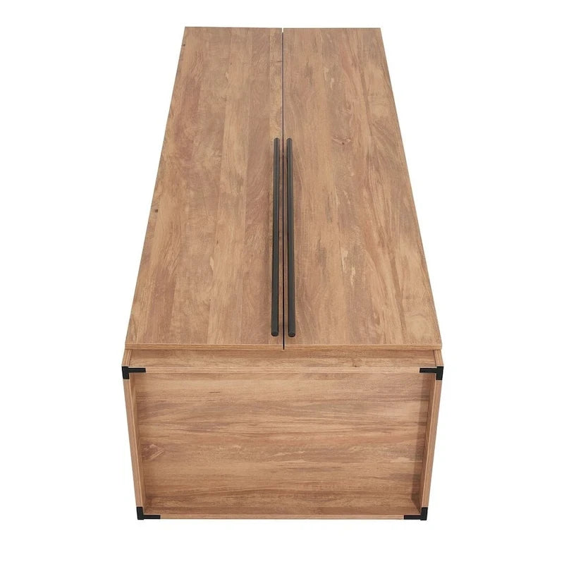 Lot de 2 armoires autoportantes, penderie de chambre moderne en bois