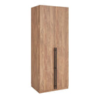 Lot de 2 armoires autoportantes, penderie de chambre moderne en bois