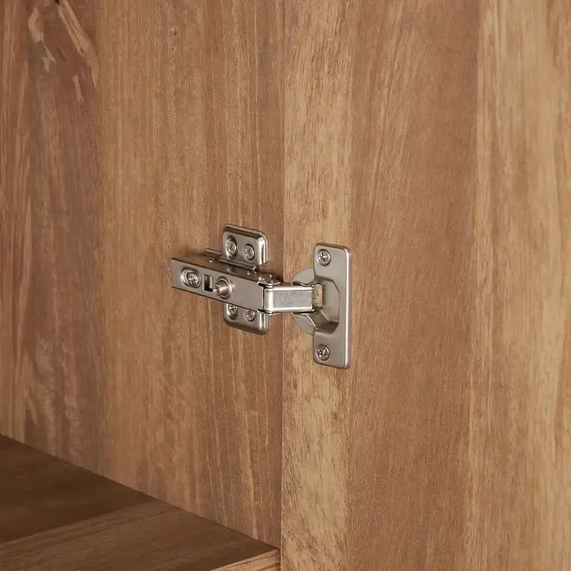 Lot de 2 armoires autoportantes, penderie de chambre moderne en bois