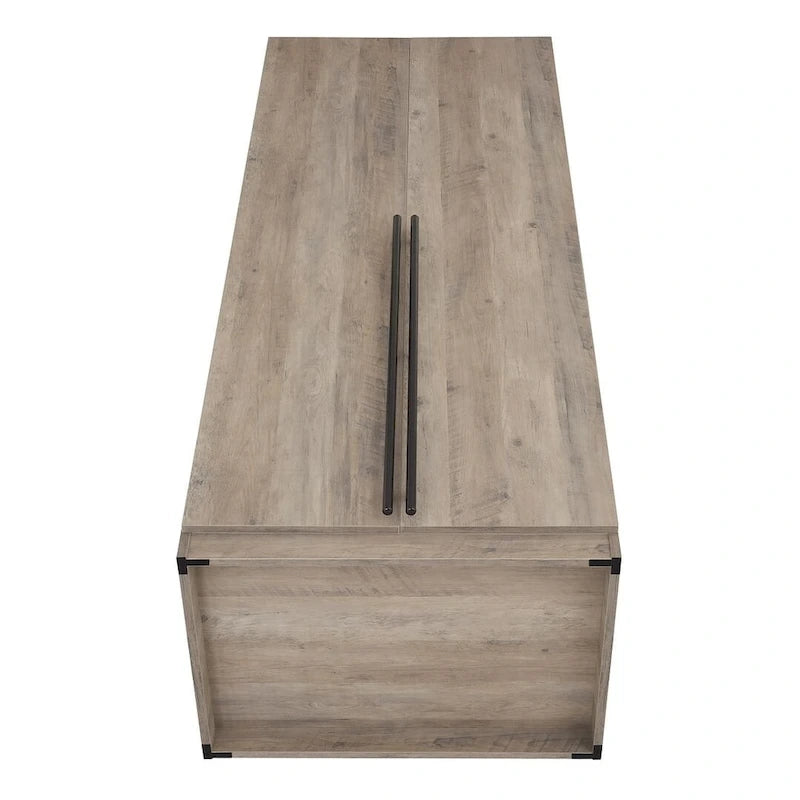 Lot de 2 armoires autoportantes, penderie de chambre moderne en bois