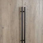 Lot de 2 armoires autoportantes, penderie de chambre moderne en bois