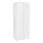 Lot de 2 armoires autoportantes, penderie de chambre moderne en bois