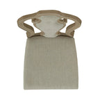 Ensemble de salle à manger rectangulaire 7 pièces en bisque vieillie, style rustique avec chaises