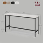 Table de bar étroite et longue