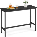 Table de bar étroite et longue