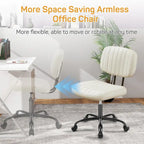 Chaise de bureau en similicuir confortable, chaise de bureau à domicile avec accoudoirs et pivot réglable