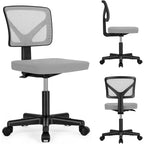 Chaise de bureau en similicuir confortable, chaise de bureau à domicile avec accoudoirs et pivot réglable