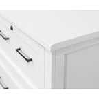 Classeur latéral moderne en bois, Classeur latéral de bureau, Tiroir de rangement pour dossiers, Entièrement assemblé, Blanc