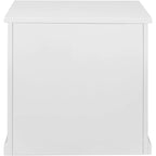 Classeur latéral moderne en bois, Classeur latéral de bureau, Tiroir de rangement pour dossiers, Entièrement assemblé, Blanc