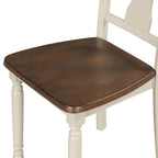Ensemble de salle à manger classique 6 pièces Table en bois et 4 chaises avec banc