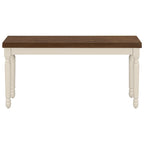 Ensemble de salle à manger classique 6 pièces Table en bois et 4 chaises avec banc