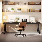 Bureau d'ordinateur de 78" pour bureau à domicile, table d'écriture rectangulaire pour salle d'étude