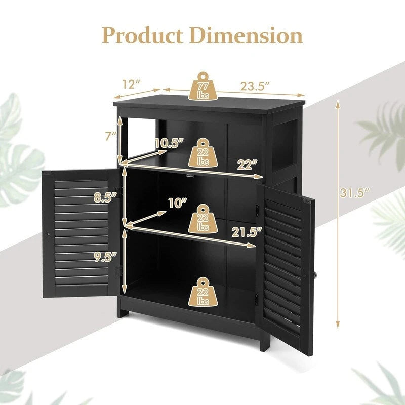 Armoire de rangement de salle de bain - 30,5P x 59,7L x 80H cm