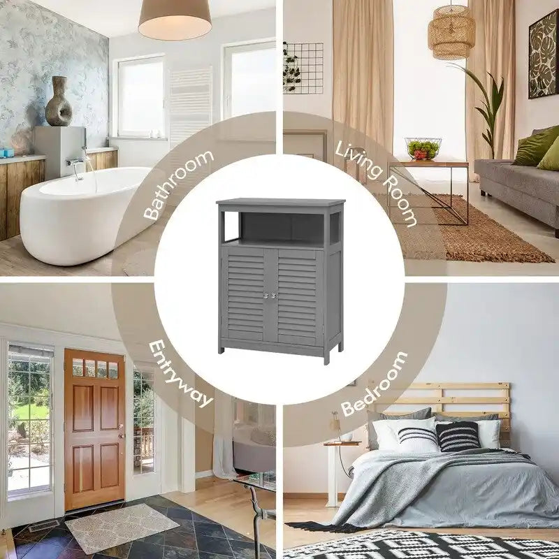 Armoire de rangement de salle de bain - 30,5P x 59,7L x 80H cm