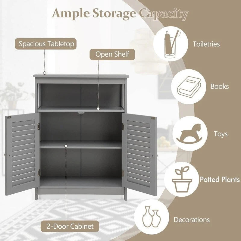 Armoire de rangement de salle de bain - 30,5P x 59,7L x 80H cm