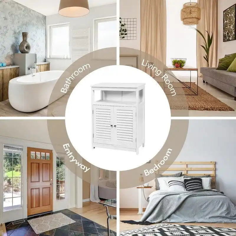 Armoire de rangement de salle de bain - 30,5P x 59,7L x 80H cm