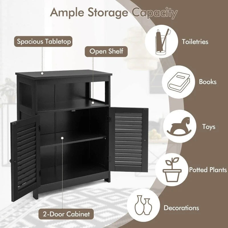 Armoire de rangement de salle de bain - 30,5P x 59,7L x 80H cm