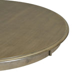 Ensemble table de salle à manger ronde rétro 5 pièces pour 4 personnes avec 4 chaises rembourrées